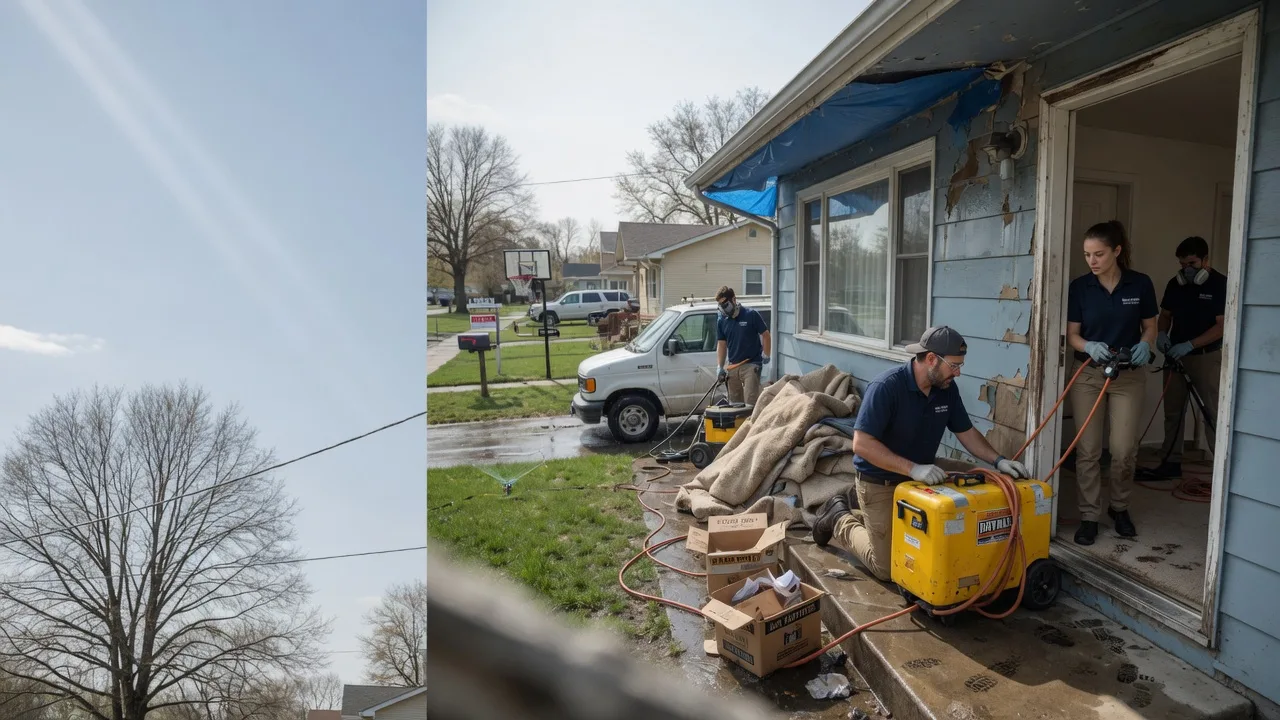 Basement Flood Cleanup in Green Forest, AR near me